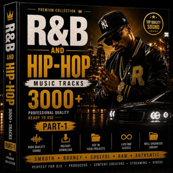 HIP-HOP and RnB - 3000+ Music Collection Part 1 | Urban Beats Bundle | Rap & Chill Tracks