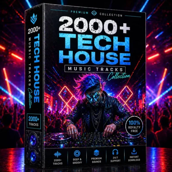 Progressive House Tracks 2000+, DJ Music Pack, EDM Progressive House Bundle, Royalty