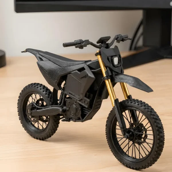 New X1 Spark L Electric Mini Dirt Bike Showcase Electric Dirt Motocross Off-Road Ride Suspension 3D Model Bike