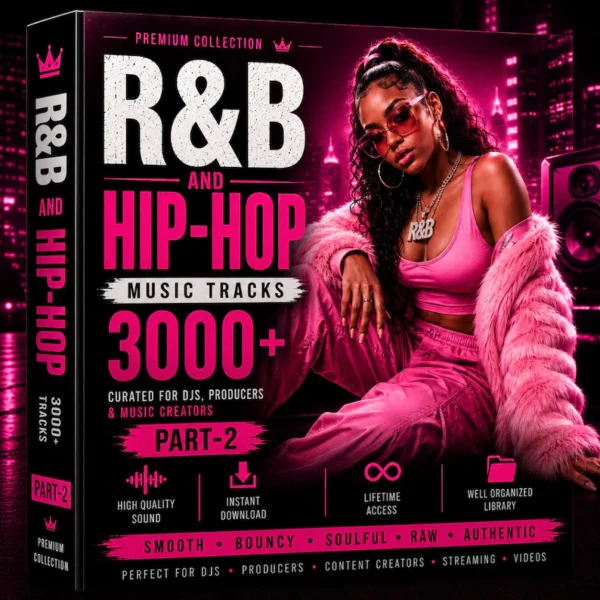 HIP-HOP and RnB - 3000+ Music Collection Part 2  Urban Beats Bundle  Rap & Chill Tracks