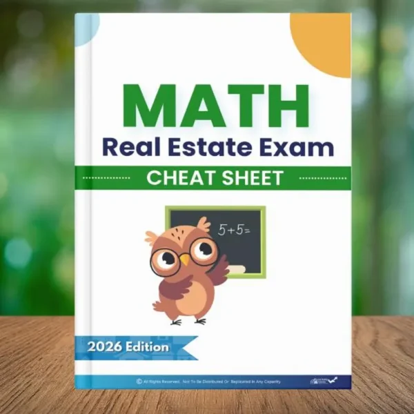 Real Estate Exam Math Cheat Sheet | Formulas & Strategies